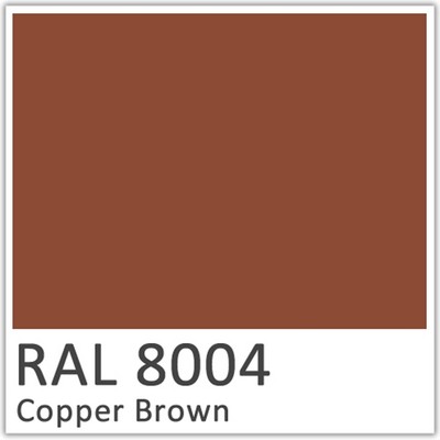 RAL 8004 Copper Brown Polyester Flowcoat