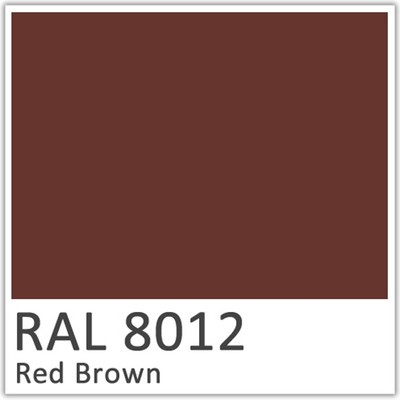 RAL 8012 Red Brown Polyester Flowcoat
