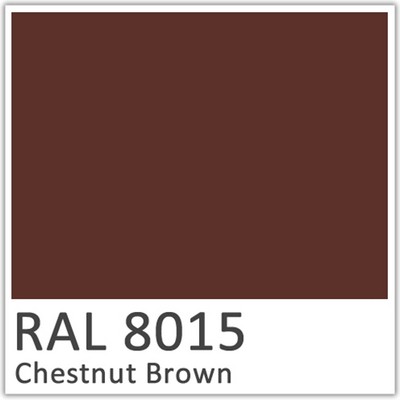 RAL 8015 Chestnut Brown Polyester Flowcoat