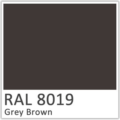 RAL 8019 Grey Brown Polyester Flowcoat
