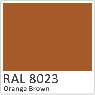 RAL 8023 Orange Brown Polyester Flowcoat