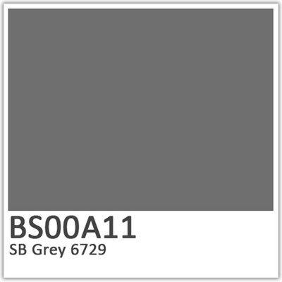 Grey SB 6729 Polyester Flowcoat (BS00A11)