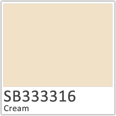 Cream Polyester Flowcoat SB 33316