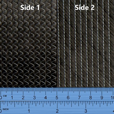 600g Triaxial Carbon Fibre Cloth Fabric - 1.27 m wide