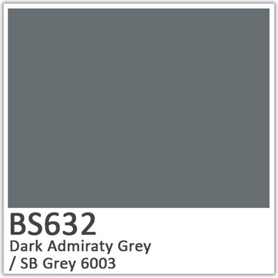 Dark Admiralty Grey SB 6003 Polyester Flowcoat (BS 632)