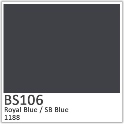 Royal Blue Polyester Flowcoat BS106 (SB 1188)