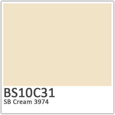 SB Cream 3974 Polyester Flowcoat (BS10C31)