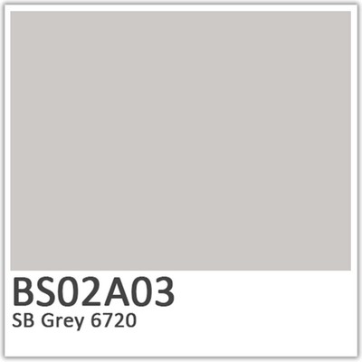 Polyester Flowcoat (BS02A03) SB Grey 6720
