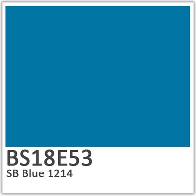 Polyester Flowcoat (BS18E53) SB Blue 1214
