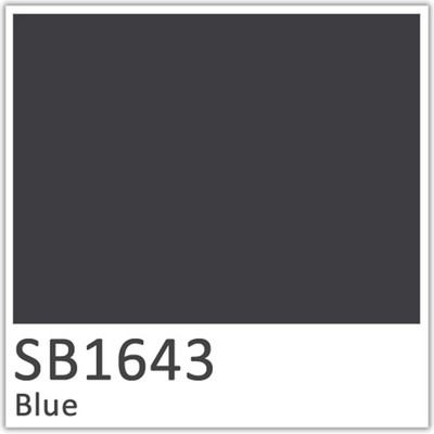 SB Blue 1643 Polyester Flowcoat