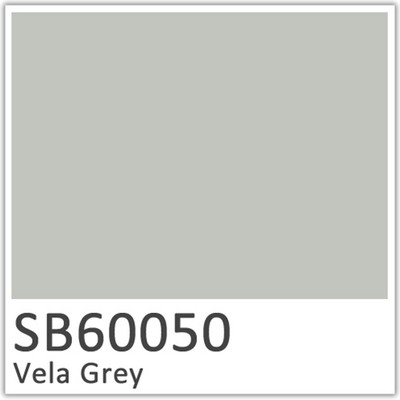 Vela Grey SB 60050 Polyester Flowcoat