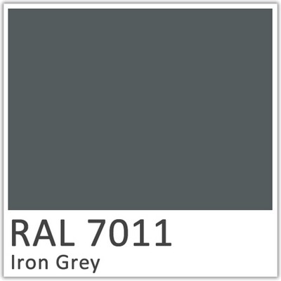 RAL 7011 Iron Grey Spray Polyester Flowcoat GT-900