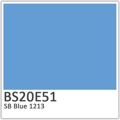 Blue SB1213 Polyester Flowcoat (BS 20E51)