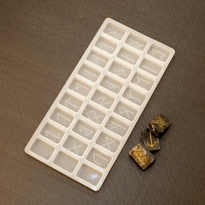 Silicone Mould - Runes Set