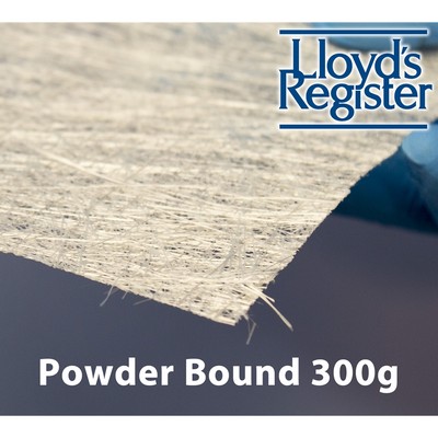 300g Powder Bound Chopped Strand Matting - 1mt wide
