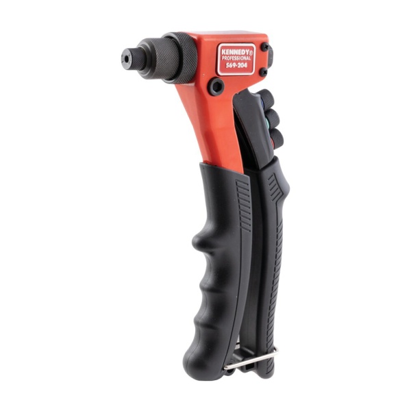 Heavy-Duty Steel Hand Riveter with Quick-Change Nozzles