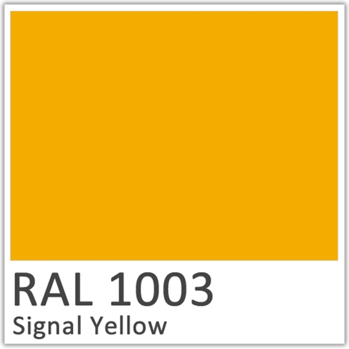 RAL 1003 Signal Yellow Polyester Flowcoat