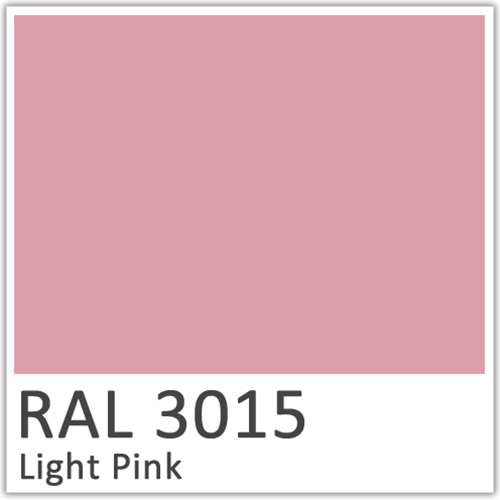 RAL 3015 Light Pink Polyester Flowcoat