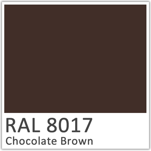 RAL 8017 Chocolate Brown Polyester Flowcoat