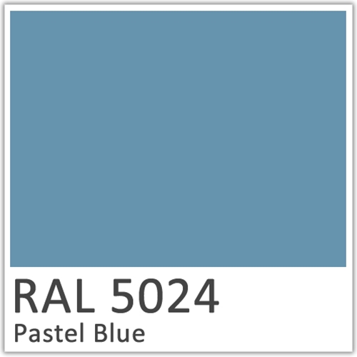RAL 5024 Pastel Blue Polyester Flowcoat
