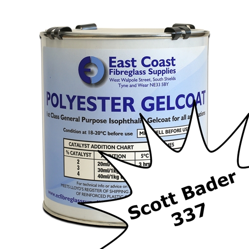 65PA Scott Bader White 337 Polyester Gelcoat