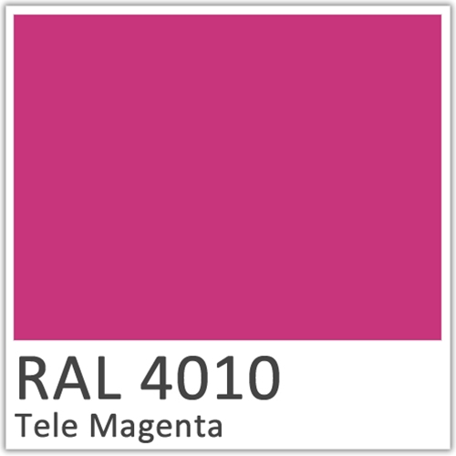 RAL 4010 Tele Magenta Polyester Flowcoat