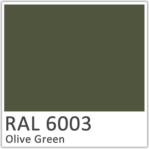 RAL 6003 Olive Green Polyester Flowcoat