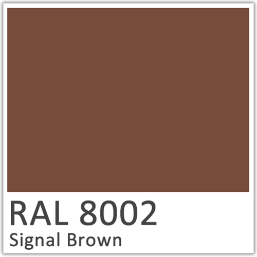 RAL 8002 Signal Brown Polyester Flowcoat