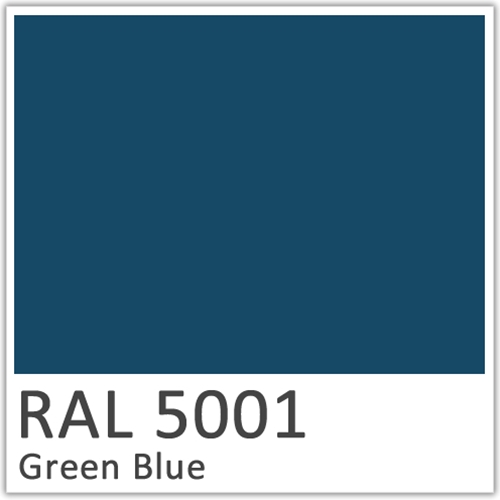 RAL 5001 Green Blue Polyester Flowcoat