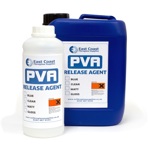 Blue matt PVA release agent