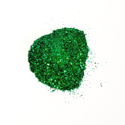 Emerald Green Polyester Jewel Glitter
