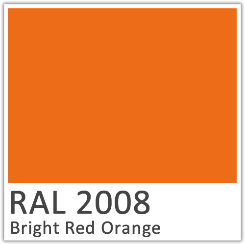 RAL 2008 Polyester Pigment - Bright Red Orange