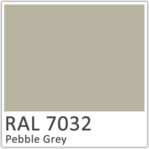 RAL 7032 Pebble Grey Polyester Flowcoat