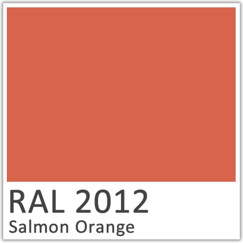 RAL 2012 Salmon Orange Polyester Flowcoat