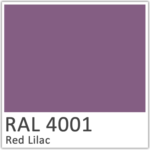 RAL 4001 Red Lilac Polyester Flowcoat