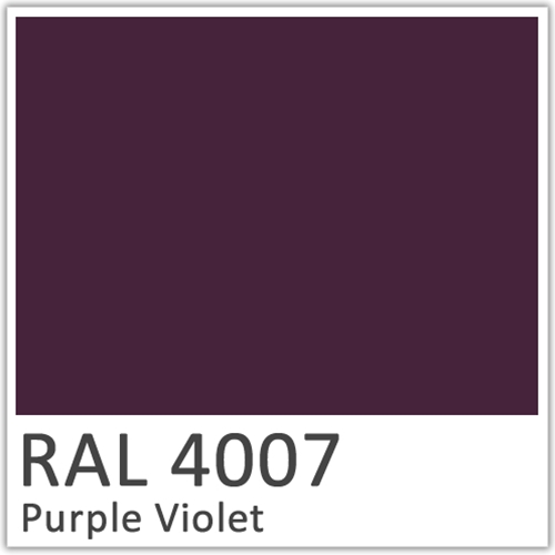 RAL 4007 Purple Violet Polyester Flowcoat