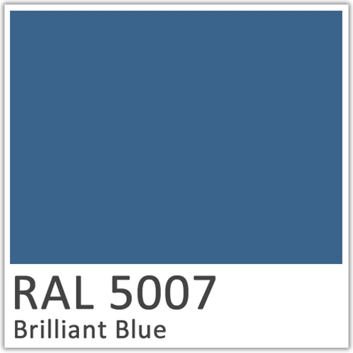 RAL 5007 Brilliant Blue Polyester Flowcoat