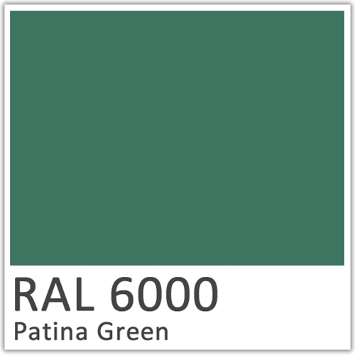 RAL 6000 Patina Green Polyester Flowcoat