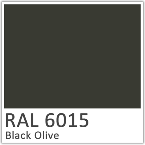 RAL 6015 Black Olive Polyester Flowcoat