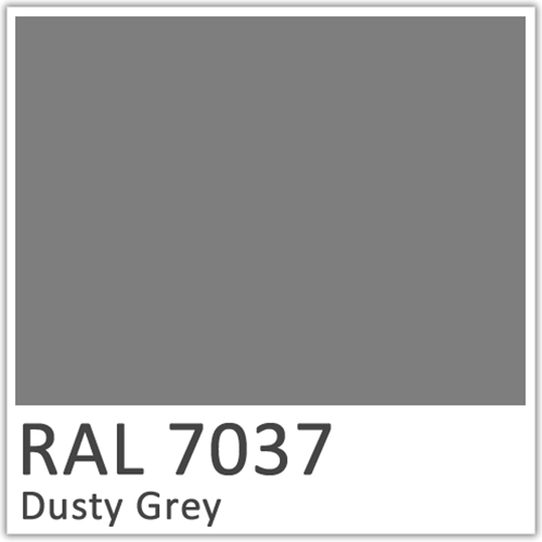RAL 7037 Dusty Grey Polyester Flowcoat