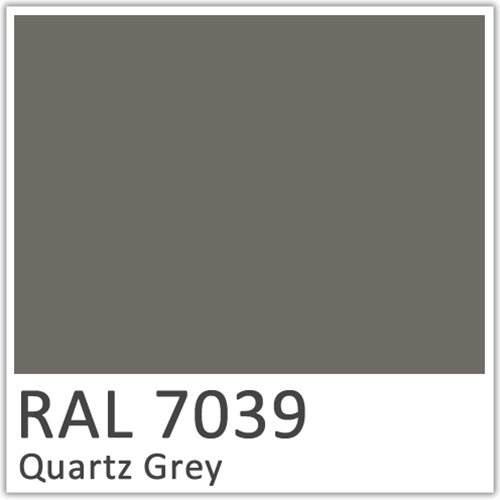 RAL 7039 Quartz Grey Polyester Flowcoat