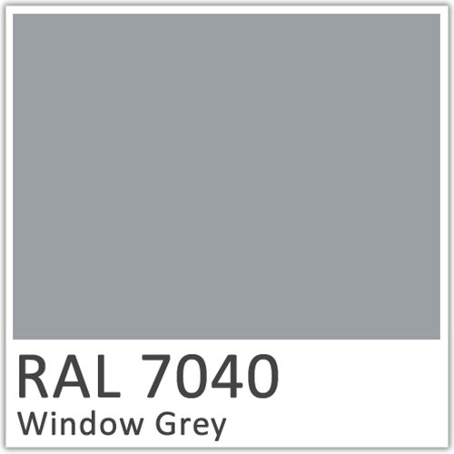 RAL 7040 Window Grey Polyester Flowcoat