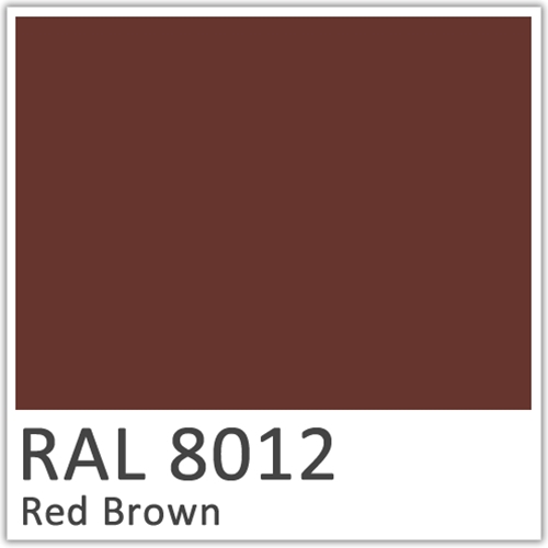 RAL 8012 Red Brown Polyester Flowcoat