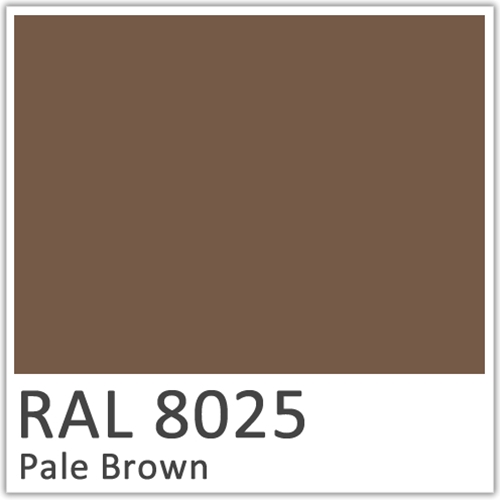 RAL 8025 Pale Brown Polyester Flowcoat
