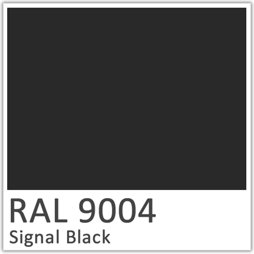 RAL 9004 Signal Black Polyester Flowcoat