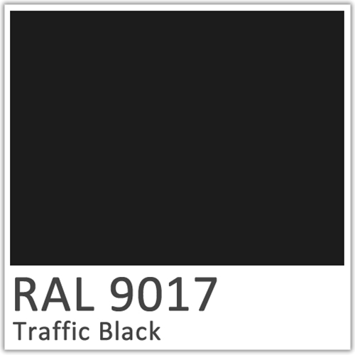 RAL 9017 Traffic Black Polyester Flowcoat