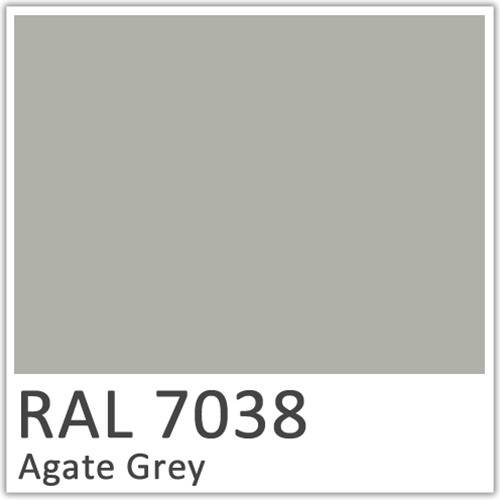 RAL 7038 Agate Grey Polyester Flow-coat