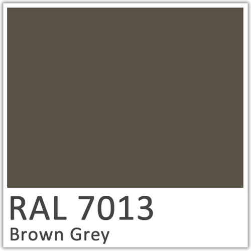 RAL 7013 Brown Grey Polyester Flowcoat