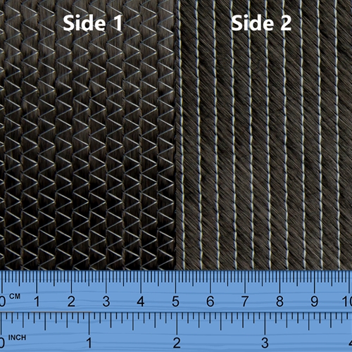 600g Triaxial Carbon Fibre Cloth Fabric - 1.27 m wide