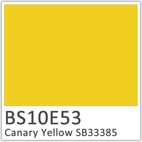 Canary Yellow SB 33385 Polyester Flowcoat (BS10E53)